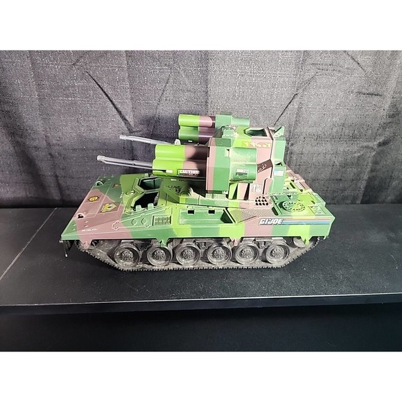 Vintage 1989 GIJoe ARAH Slaughters marauders Equalizer Tank With Missiles NICE - Picture 4 of 10